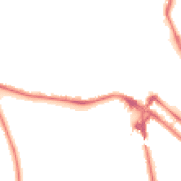 Night-time road noise heatmap for ME4 4ED