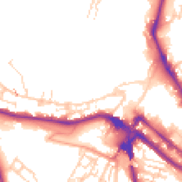 Daytime road noise heatmap for ME4 4EN