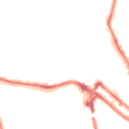 Night-time road noise heatmap for ME4 4EN