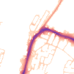 Daytime road noise heatmap for ME4 4FH