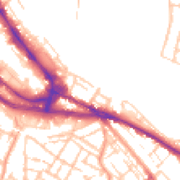 Daytime road noise heatmap for ME4 4FL
