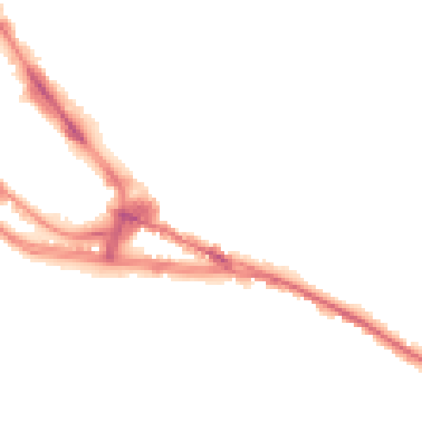 Night-time road noise heatmap for ME4 4FL