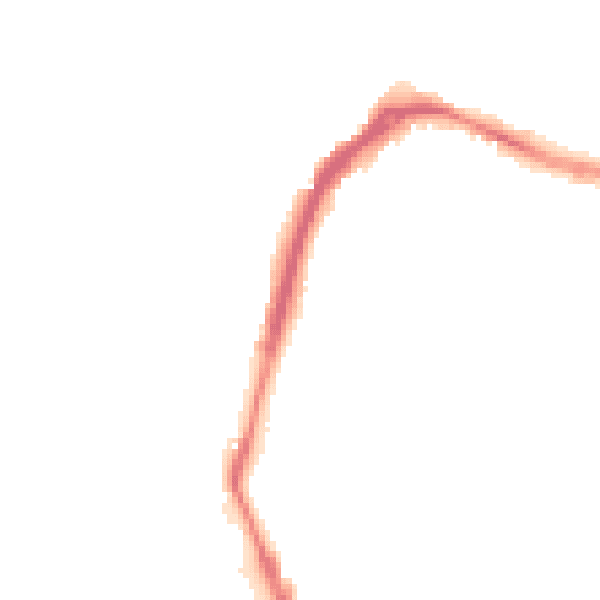 Night-time road noise heatmap for ME4 4GP
