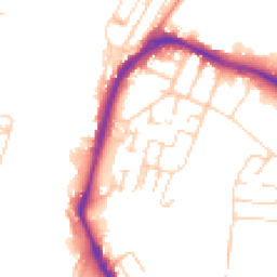 Daytime road noise heatmap for ME4 4GQ
