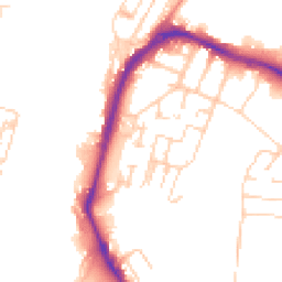 Daytime road noise heatmap for ME4 4GS