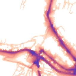 Daytime road noise heatmap for ME4 4HA