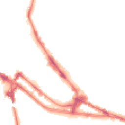 Night-time road noise heatmap for ME4 4LX