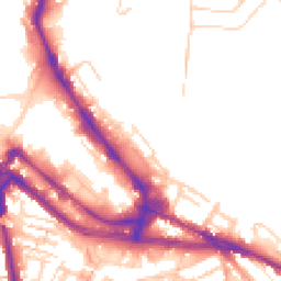 Daytime road noise heatmap for ME4 4NA
