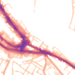 Daytime road noise heatmap for ME4 4ND