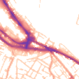 Daytime road noise heatmap for ME4 4NQ