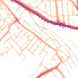 Daytime road noise heatmap for ME4 5BQ