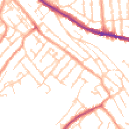 Daytime road noise heatmap for ME4 5DJ