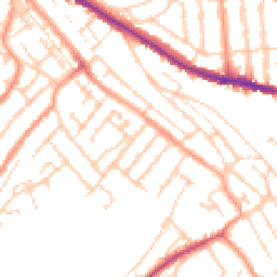 Daytime road noise heatmap for ME4 5DL