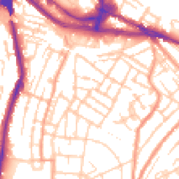 Daytime road noise heatmap for ME4 5DZ