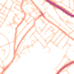 Daytime road noise heatmap for ME4 5EJ