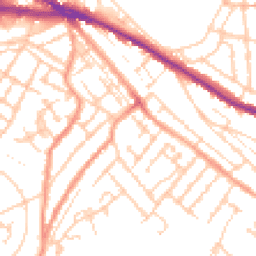 Daytime road noise heatmap for ME4 5HH