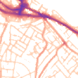Daytime road noise heatmap for ME4 5NJ