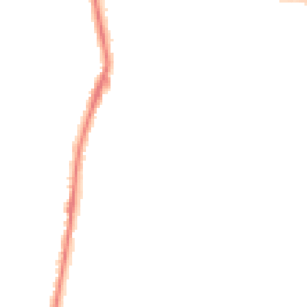 Night-time road noise heatmap for ME4 5SN