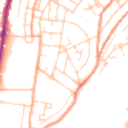 Daytime road noise heatmap for ME4 5TS