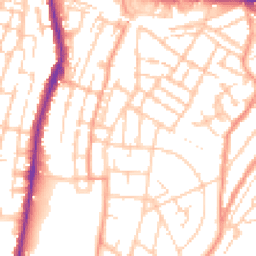 Daytime road noise heatmap for ME4 5XA