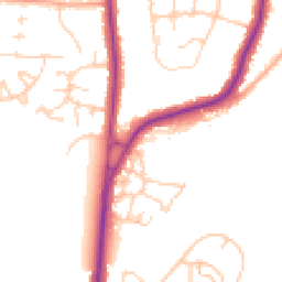 Daytime road noise heatmap for ME4 6FF
