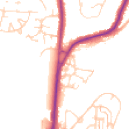 Daytime road noise heatmap for ME4 6FN