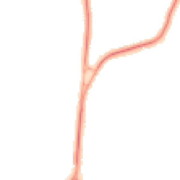 Night-time road noise heatmap for ME4 6FT