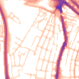 Daytime road noise heatmap for ME4 6GD