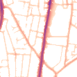 Daytime road noise heatmap for ME4 6JT