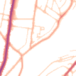 Daytime road noise heatmap for ME4 6LP