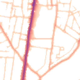 Daytime road noise heatmap for ME4 6LR
