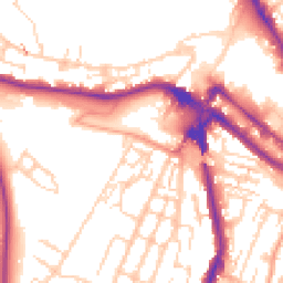 Daytime road noise heatmap for ME4 6TH