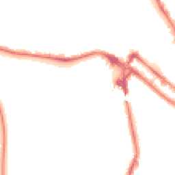 Night-time road noise heatmap for ME4 6TH