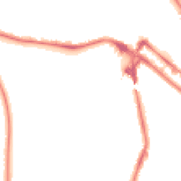 Night-time road noise heatmap for ME4 6TP