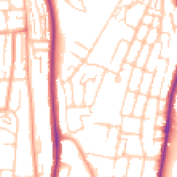 Daytime road noise heatmap for ME4 6UT