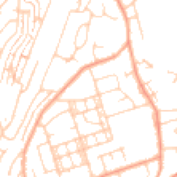 Daytime road noise heatmap for ME5 0FA