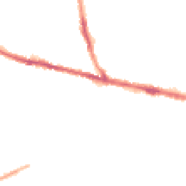 Night-time road noise heatmap for ME5 7ET