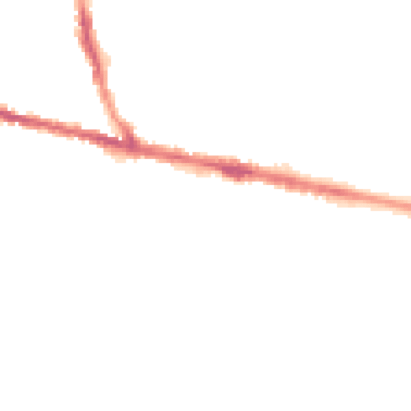 Night-time road noise heatmap for ME5 7HH