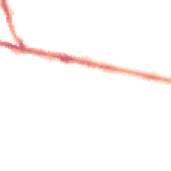 Night-time road noise heatmap for ME5 7JG