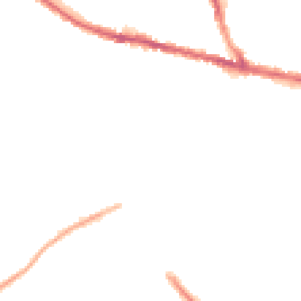 Night-time road noise heatmap for ME5 7JP