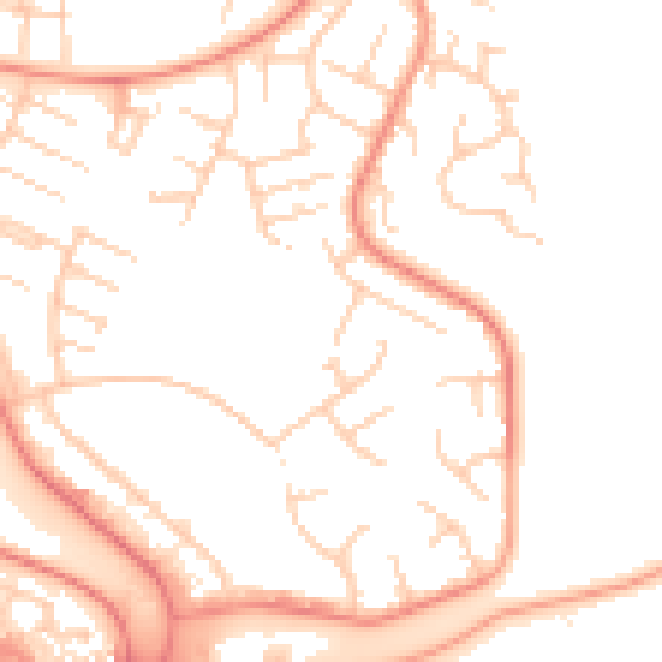 Daytime road noise heatmap for ME5 8UP