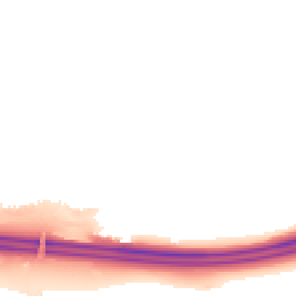 Night-time road noise heatmap for ME5 8XP