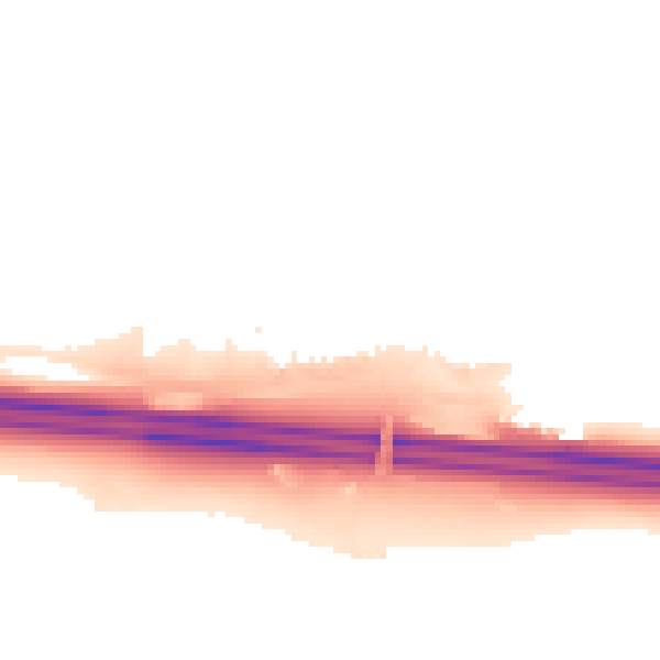 Night-time road noise heatmap for ME5 9DQ