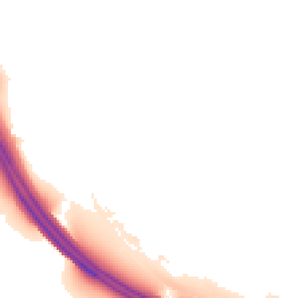 Night-time road noise heatmap for ME5 9HP