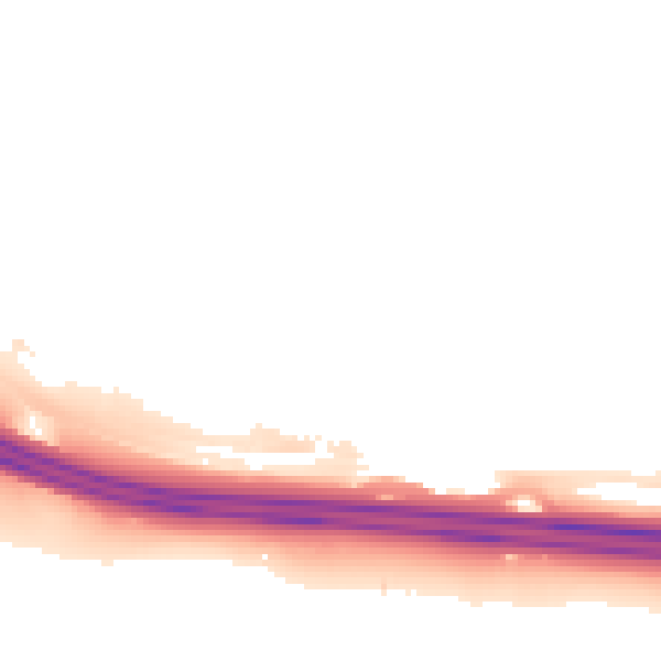 Night-time road noise heatmap for ME5 9PQ