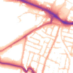 Daytime road noise heatmap for ME7 1AB