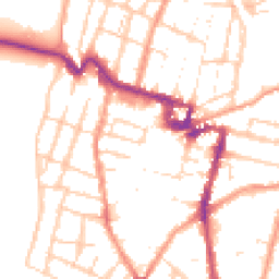 Daytime road noise heatmap for ME7 1AD