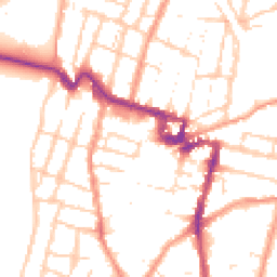 Daytime road noise heatmap for ME7 1AE