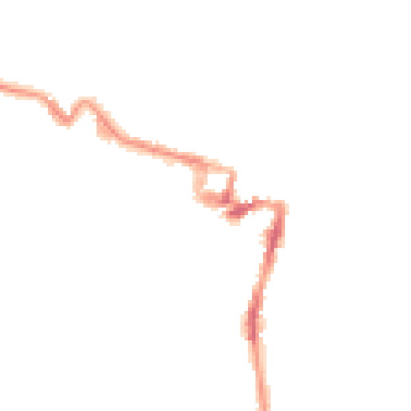 Night-time road noise heatmap for ME7 1AQ
