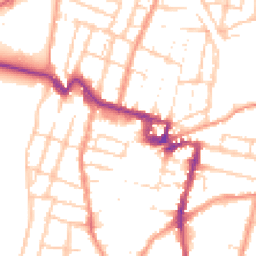 Daytime road noise heatmap for ME7 1AU